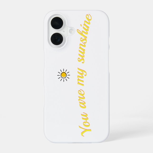 Beautiful sunshine shirt for a great day iPhone 16 case (Back)