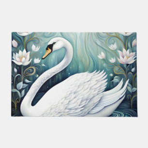 Beautiful Swan Doormat