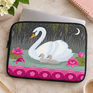 Beautiful Swan Laptop Sleeve