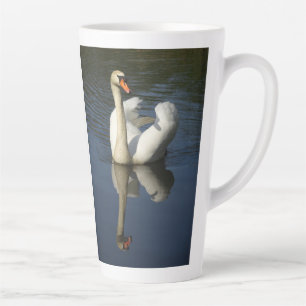 Beautiful Swan Latte Mug