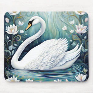 Beautiful Swan Mouse Mat
