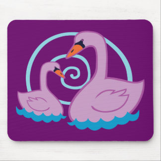 Beautiful Swans Mouse Mat