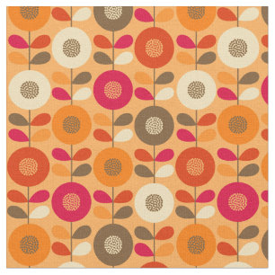 Beautiful swedish floral seamless pattern fabric