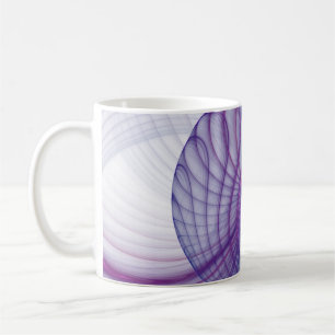 Beautiful Swing Modern Abstract Fractal Art Pink Coffee Mug