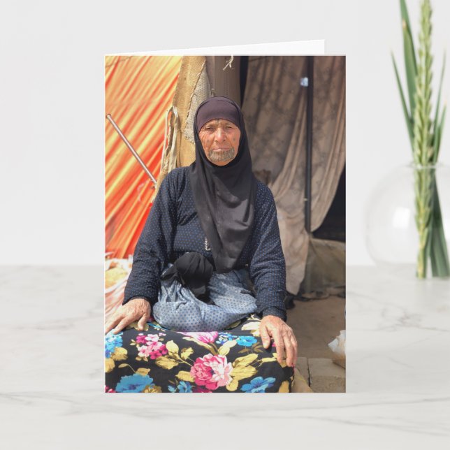 Beautiful Syrian Woman Card (Front)