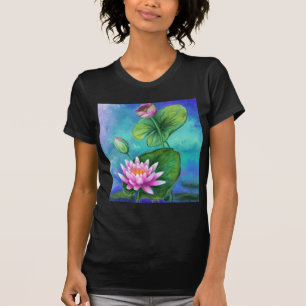 Beautiful T-Shirt Pink Water Lily