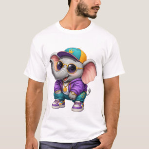 Beautiful T shirt with baby elephant 