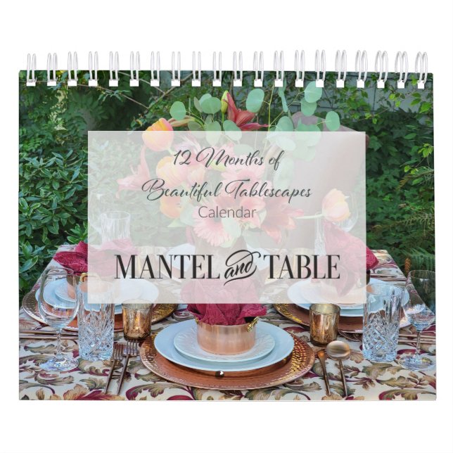 Beautiful Tablescape Calendar (Cover)
