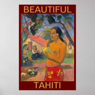 BEAUTIFUL TAHITI POSTER