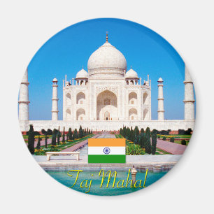 Beautiful Taj-Mahal India Pro Photo Magnet