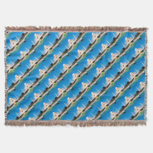 Beautiful Taj-Mahal India Pro Photo Throw Blanket