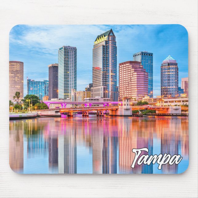 Beautiful Tampa, Florida, USA Mouse Mat (Front)