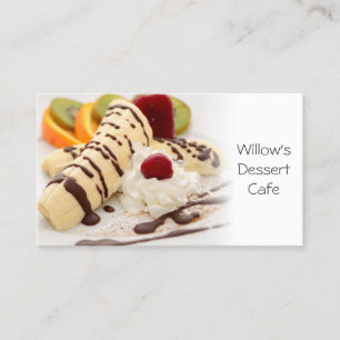 Beautiful Tasty Dessert Cafe - Business Card
