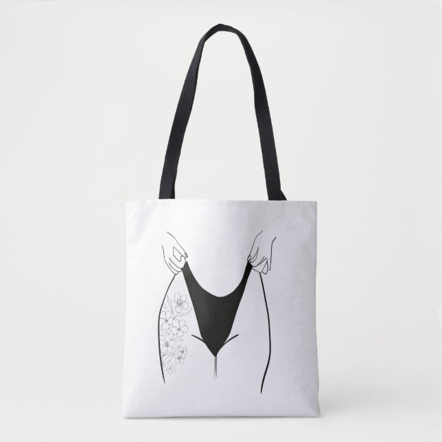 Beautiful tattoo woman  tote bag (Front)