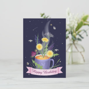Beautiful Tea Cup Summer Flowers