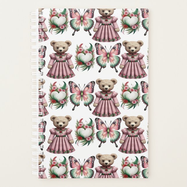 Beautiful Teddy Bear  Planner (Front)