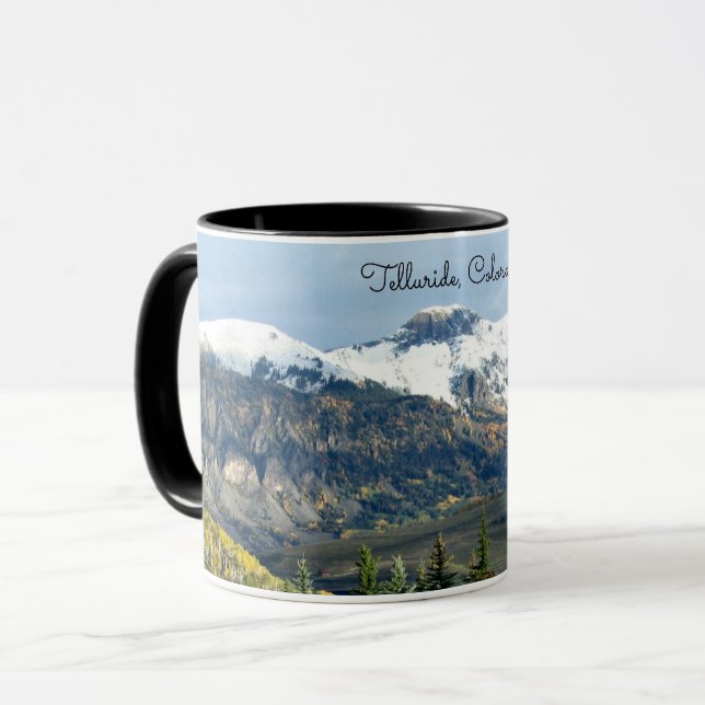 Beautiful Telluride, Colorado Landscape Mug (Front Left)