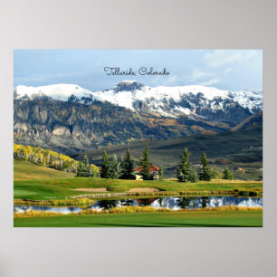 Beautiful Telluride, Colorado Landscape Poster