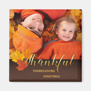 Beautiful Thanksgiving Photo Magnet