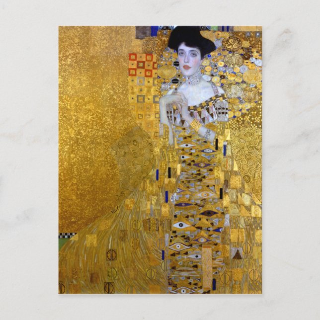 Beautiful The Woman in Gold Gustav Klimt Postcard (Front)