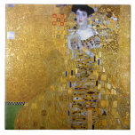 Beautiful The Woman in Gold Gustav Klimt Tile<br><div class="desc">A beautiful painting entitled Portrait of Adele Bloch-Bauer I (also known as The Woman in Gold) by Gustav Klimt.</div>