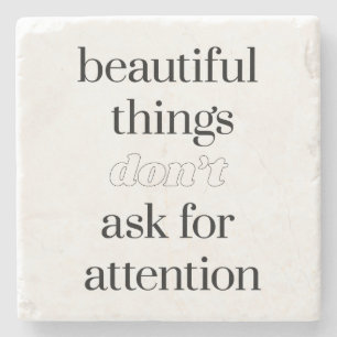 Beautiful Things Glass Coaster