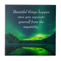 Beautiful Things Happen Inspirational Quote