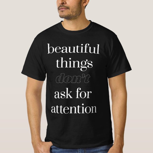 Beautiful Things Men's Value T-Shirt (Front)