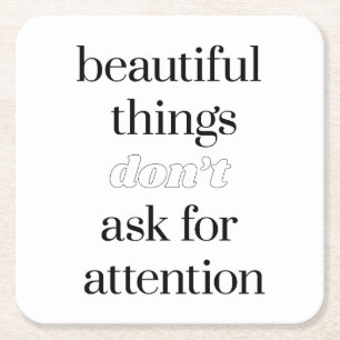 Beautiful Things Paper Coaster