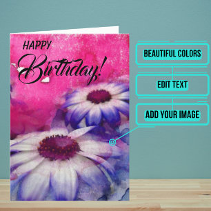 Beautiful Things Watercolor Birthday Card