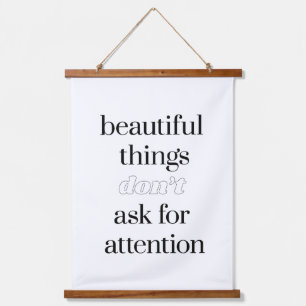 Beautiful Things Wood Topped Wall Tapestry
