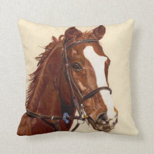 Beautiful Thoroughbred Horse American MoJo Pillows