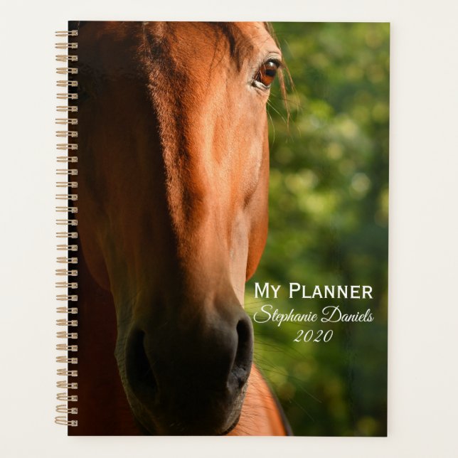 Beautiful Thoroughbred Horse Planner (Front)