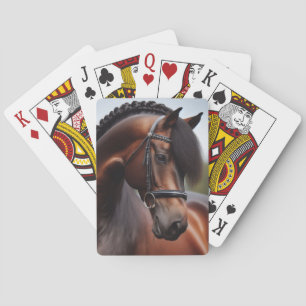 Beautiful Thoroughbred Horse  Playing Cards