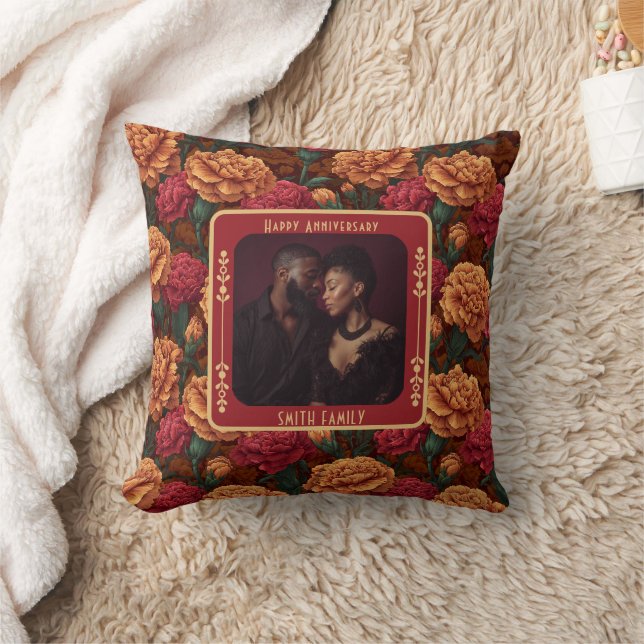 Beautiful Thoughtful Photo Throw Pillow For In-Law (Blanket)