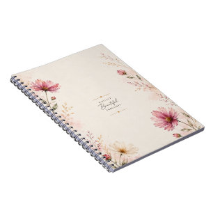 Beautiful Thoughts Floral Journal Notebook