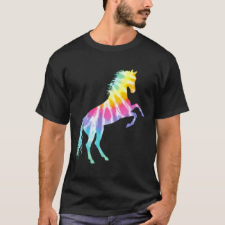 Beautiful Tie Dye Horse T-Shirt