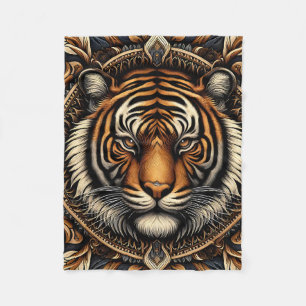 Beautiful Tiger Fleece Blanket