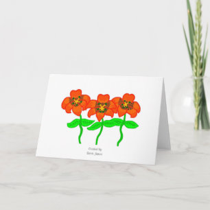 Beautiful Tiger Lilies Greeting Card