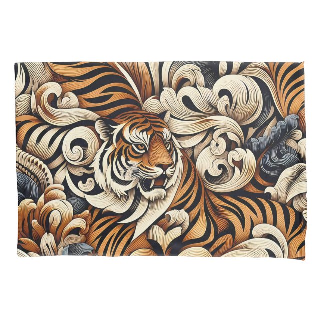 Beautiful Tiger Pillowcase (Front)