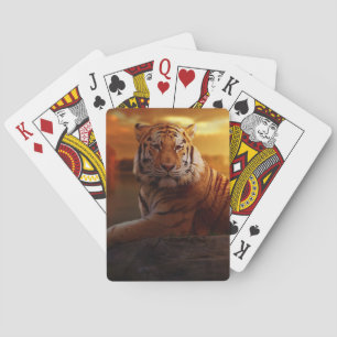 Beautiful Tiger Playing Cards