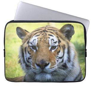 Beautiful tiger portrait laptop sleeve