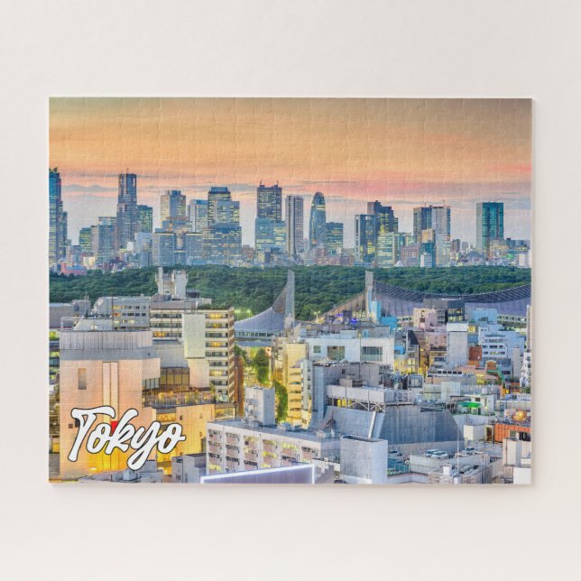 Beautiful Tokyo, Japan Jigsaw Puzzle (Horizontal)