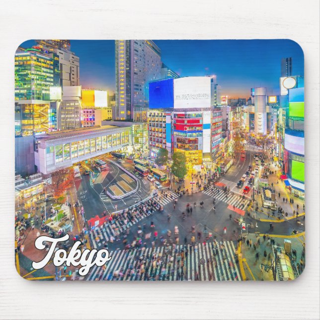 Beautiful Tokyo, Japan Mouse Mat (Front)