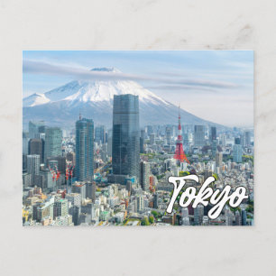 Beautiful Tokyo, Japan Postcard