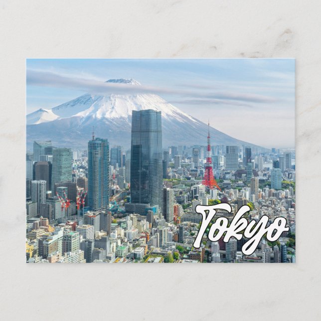 Beautiful Tokyo, Japan Postcard (Front)