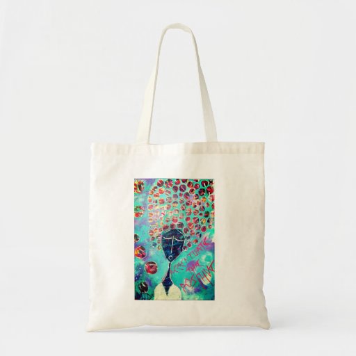 Image of Beautiful tote bag 'Accuentuate the Positive'