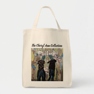 Beautiful Tote with Original Art Bag
