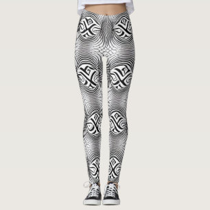 Beautiful Traditional Abstract Art Leggings