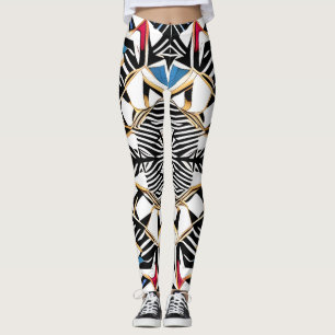 Beautiful Traditional Abstract Art Leggings